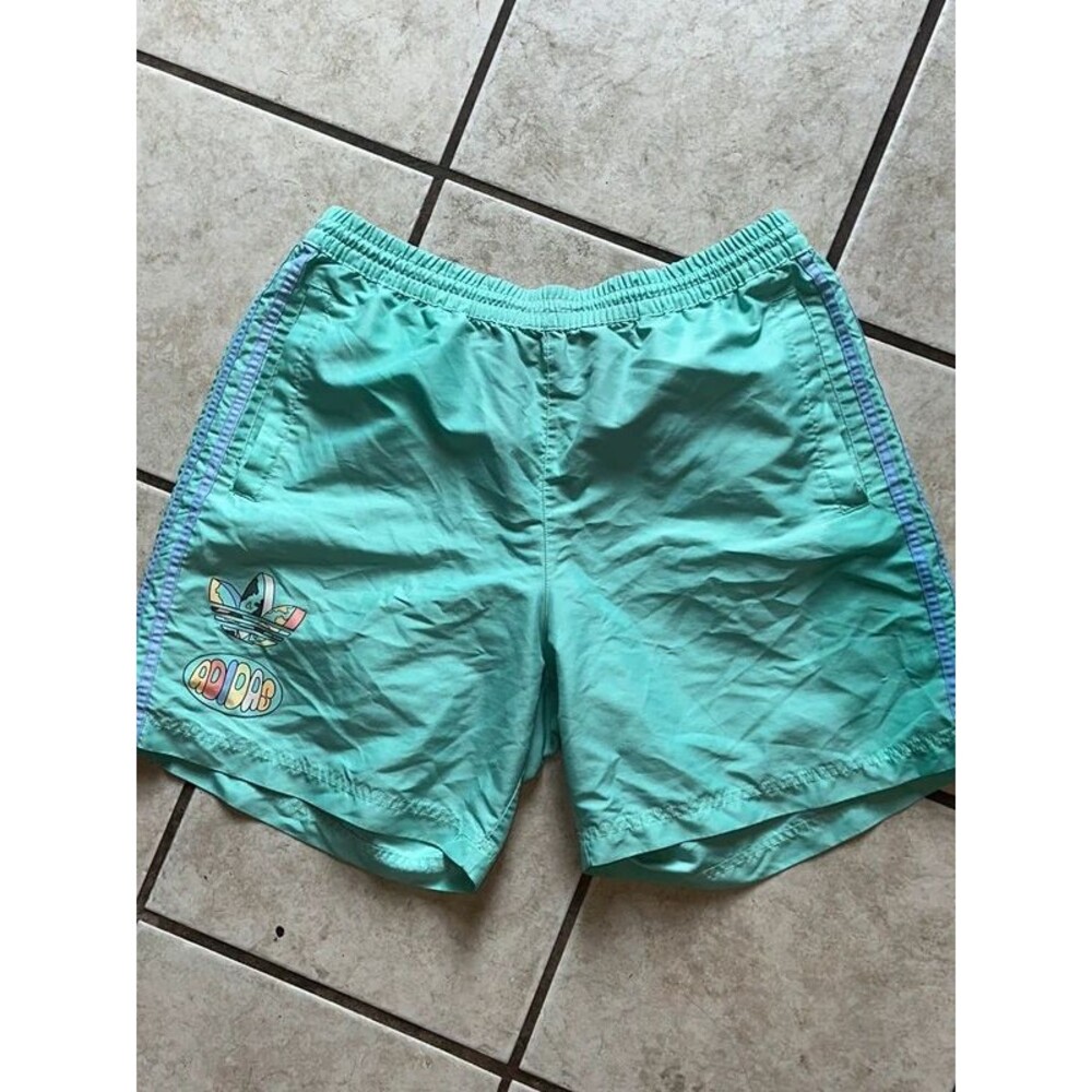 Men’s Teal Adidas Shorts Size Large